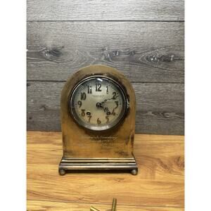Antique 1913 Chelsea Bronze Mantle Clock - Hotchkiss School - Heavy 11.5lb